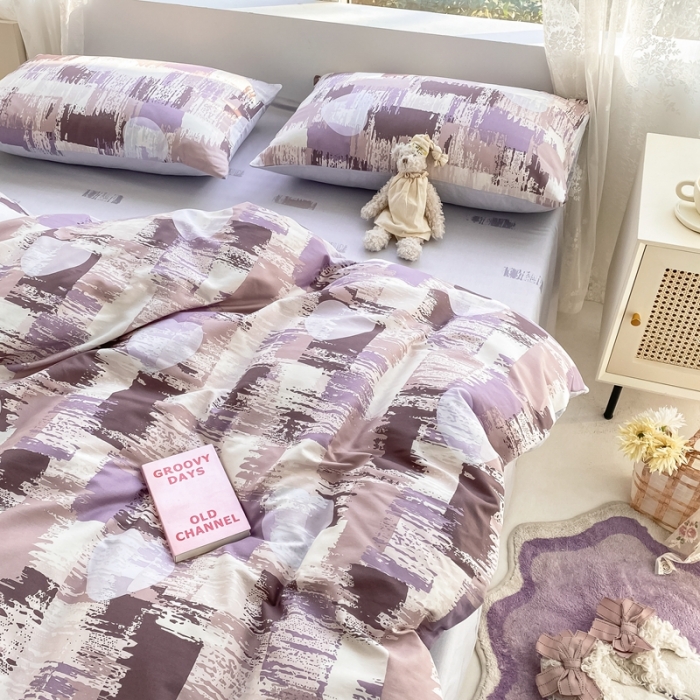 91家纺网 家纺一手货源 找家纺 曼之夏2022全棉13372匹马棉纯棉四件套（第三批）艺术品