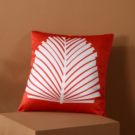 91家纺网 家纺一手货源 找家纺 2022新款丝光棉印花靠垫沙发靠枕午睡办公室汽车抱枕方垫