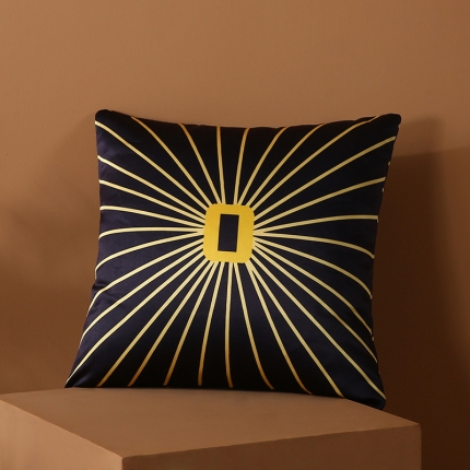 91家纺网 家纺一手货源 找家纺 2022新款丝光棉印花靠垫沙发靠枕午睡办公室汽车抱枕方垫