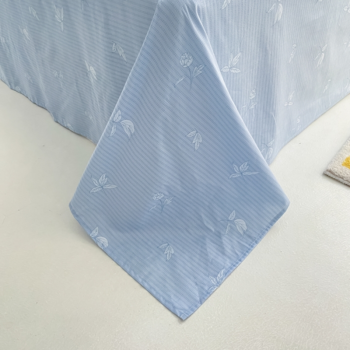 91家纺网 家纺一手货源 找家纺 曼之夏 2022新款全棉清新印花单被套 萌萌兔