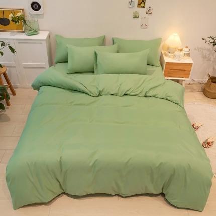 91家纺网 家纺一手货源 找家纺 （总）蓝淋家纺 2022新款纯色双拼四件套