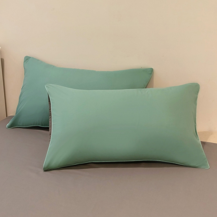 91家纺网 家纺一手货源 找家纺 （总）蓝淋家纺 2022新款纯色双拼四件套