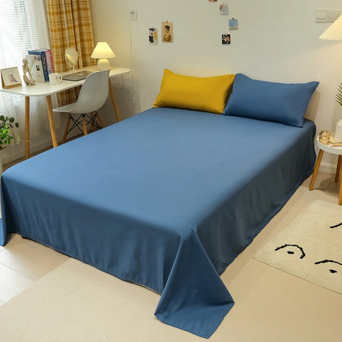 91家纺网 家纺一手货源 找家纺 （总）蓝淋家纺 2022新款纯色简约四件套