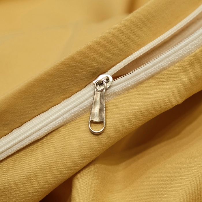 91家纺网 家纺一手货源 找家纺 蓝淋家纺 2022新款纯色简约四件套 杏色+奶茶