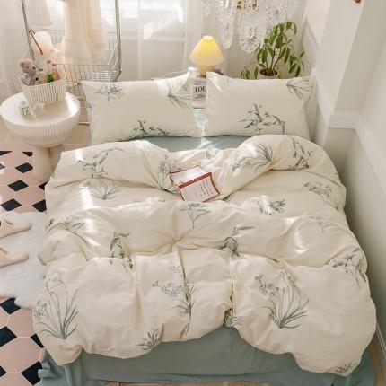 （总）窝米 2022新款全棉印花活性四件套花卉系列