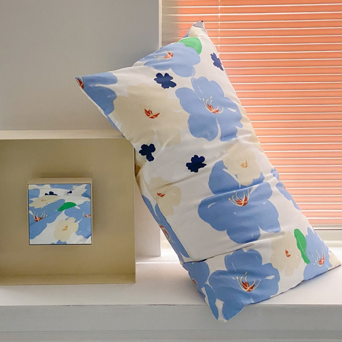 91家纺网 家纺一手货源 找家纺 窝米 2022新款全棉印花活性四件套花卉系列 梦幻世界