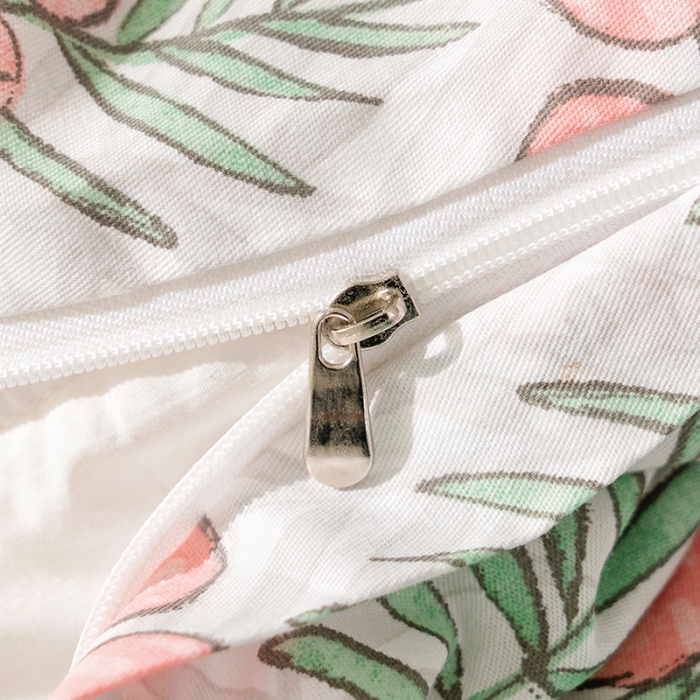 91家纺网 家纺一手货源 找家纺 窝米 2022新款全棉印花活性四件套花卉系列 青黛