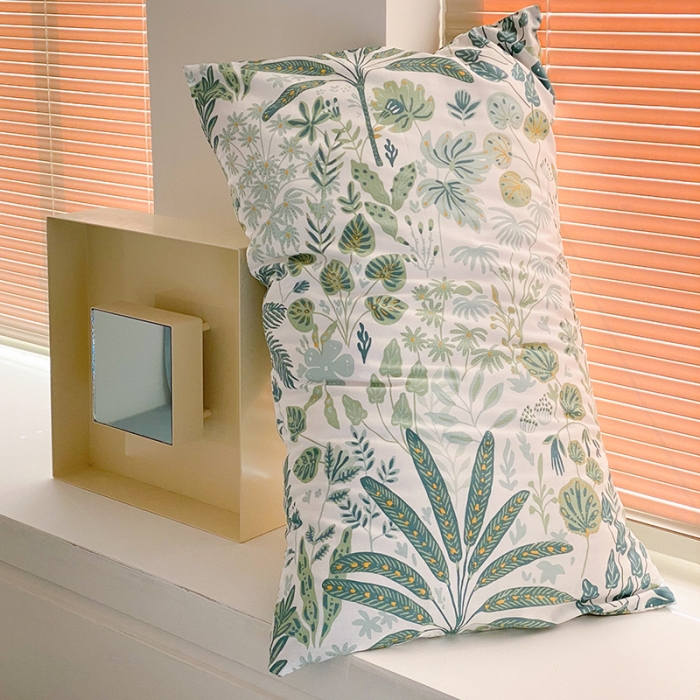 91家纺网 家纺一手货源 找家纺 窝米 2022新款全棉印花活性四件套花卉系列 小森林