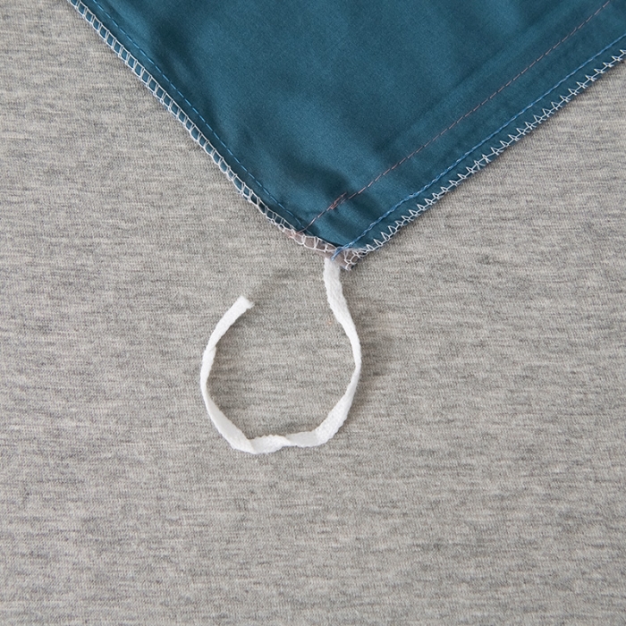 91家纺网 家纺一手货源 找家纺 蓝淋家纺 2022新款活性磨毛单品被套 宝蓝灰