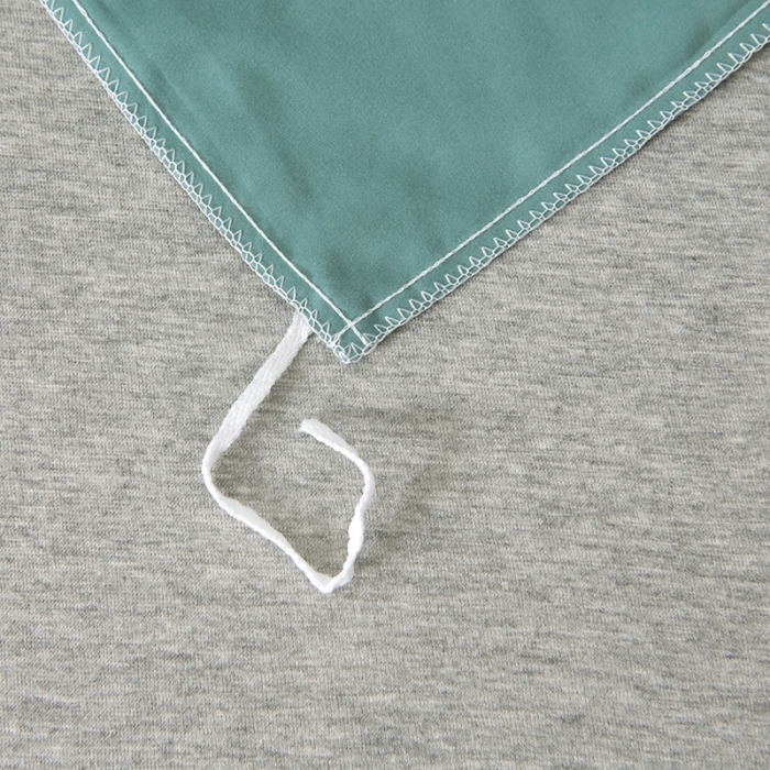 91家纺网 家纺一手货源 找家纺 蓝淋家纺 2022新款活性磨毛单品被套 豆绿