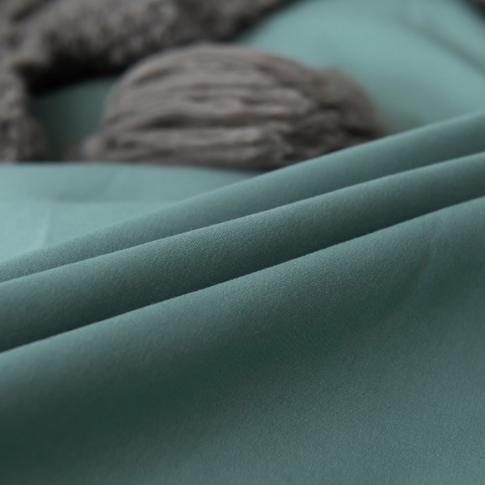 91家纺网 家纺一手货源 找家纺 蓝淋家纺 2022新款活性磨毛单品被套 豆绿+银灰