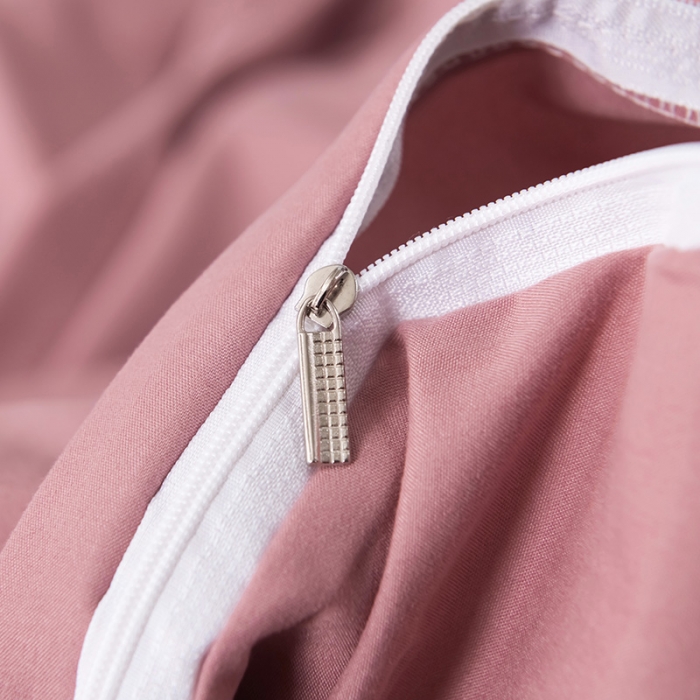 91家纺网 家纺一手货源 找家纺 蓝淋家纺 2022新款活性磨毛单品被套 豆沙