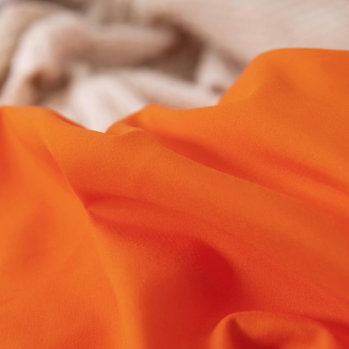 91家纺网 家纺一手货源 找家纺 蓝淋家纺 2022新款活性磨毛单品被套 橘黄+杏黄