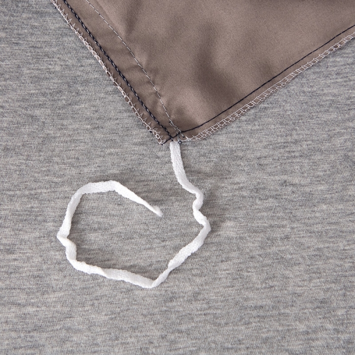 91家纺网 家纺一手货源 找家纺 蓝淋家纺 2022新款活性磨毛单品被套 卡其灰