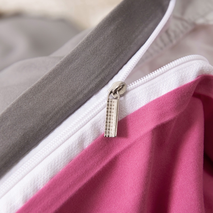 91家纺网 家纺一手货源 找家纺 蓝淋家纺 2022新款活性磨毛单品被套 胭脂灰