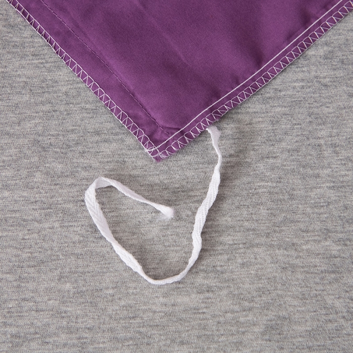 91家纺网 家纺一手货源 找家纺 蓝淋家纺 2022新款活性磨毛单品被套 紫色