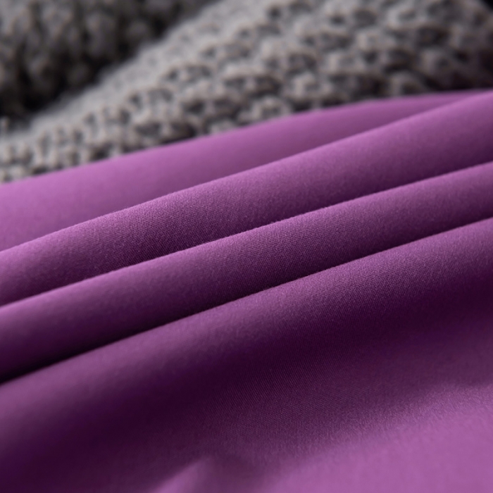 91家纺网 家纺一手货源 找家纺 蓝淋家纺 2022新款活性磨毛单品被套 紫色