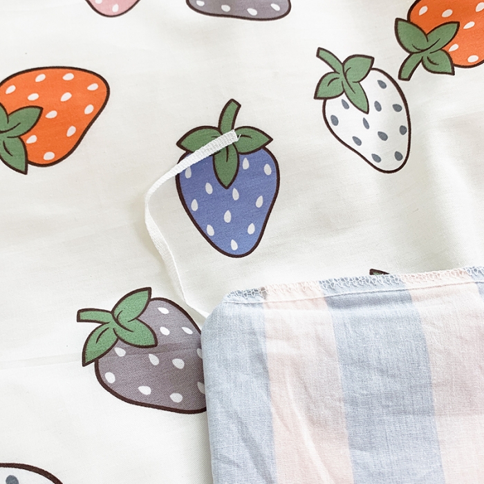 91家纺网 家纺一手货源 找家纺 怡家居 2022春季新款全棉四件套 彩色莓莓