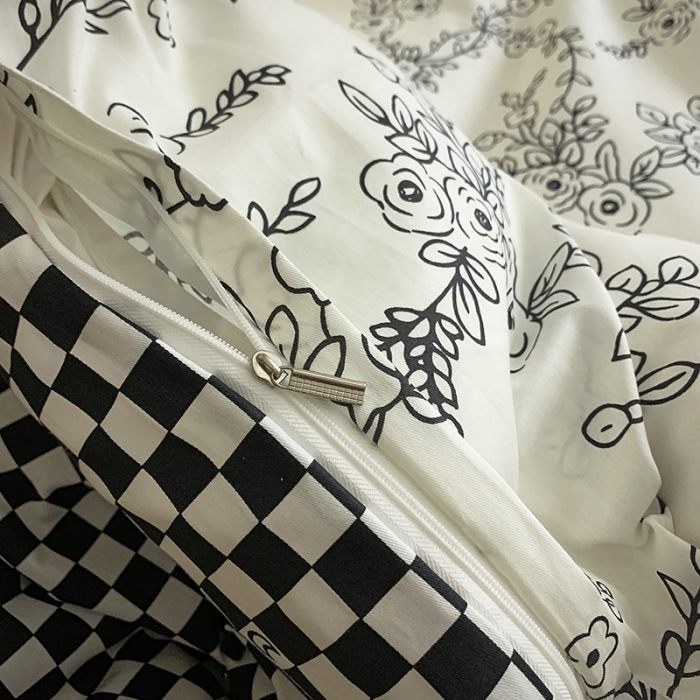 91家纺网 家纺一手货源 找家纺 怡家居 2022春季新款全棉四件套 春榭