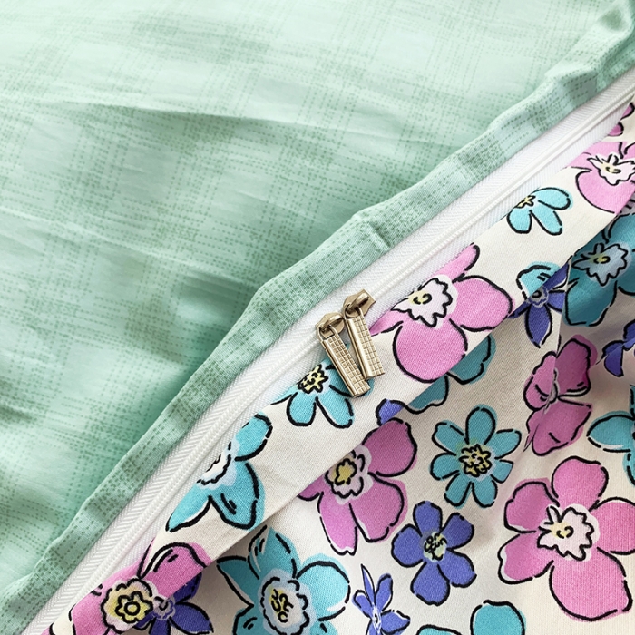 91家纺网 家纺一手货源 找家纺 怡家居 2022春季新款全棉四件套 花趣