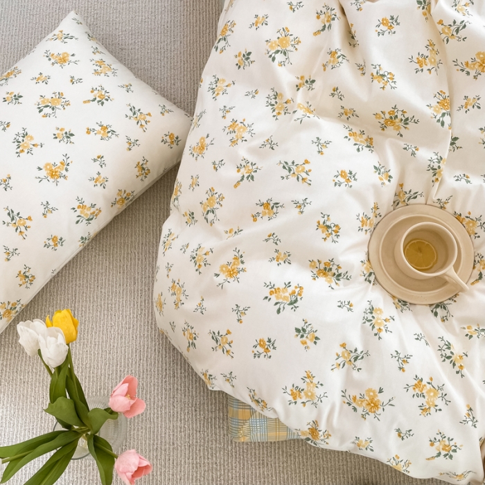 91家纺网 家纺一手货源 找家纺 怡家居 2022春季新款全棉四件套 可人