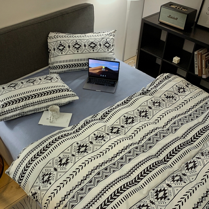 91家纺网 家纺一手货源 找家纺 怡家居 2022春季新款全棉四件套 漫时光