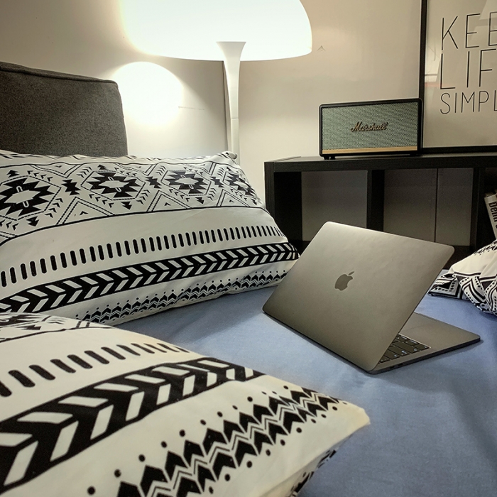 91家纺网 家纺一手货源 找家纺 怡家居 2022春季新款全棉四件套 漫时光