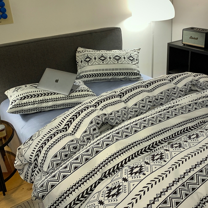 91家纺网 家纺一手货源 找家纺 怡家居 2022春季新款全棉四件套 漫时光