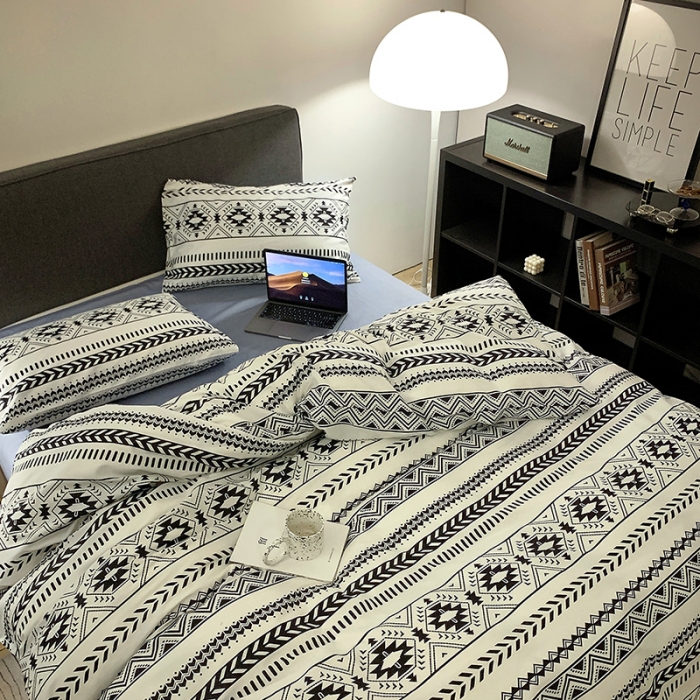 91家纺网 家纺一手货源 找家纺 怡家居 2022春季新款全棉四件套 漫时光