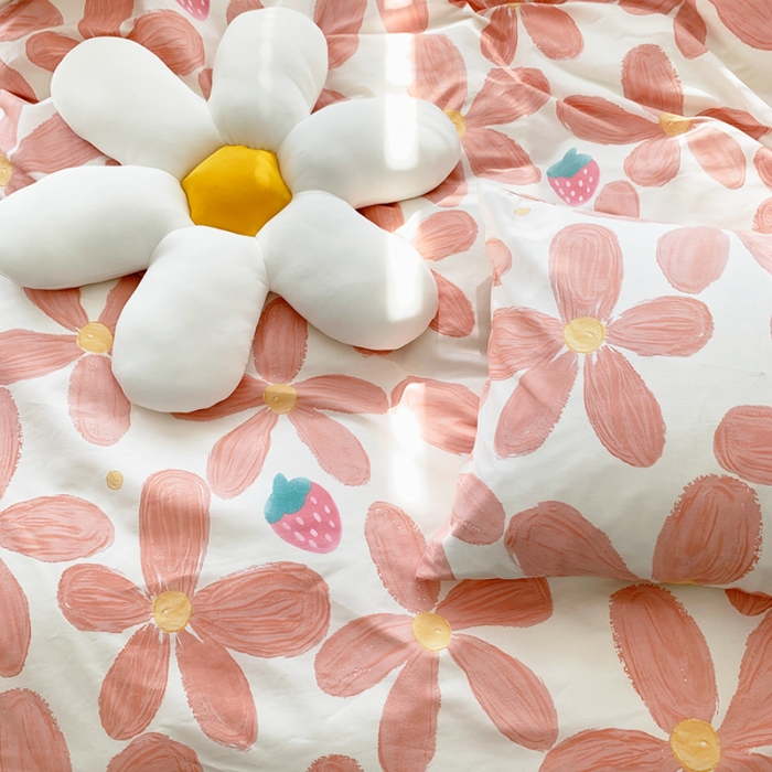 91家纺网 家纺一手货源 找家纺 怡家居 2022春季新款全棉四件套 初遇