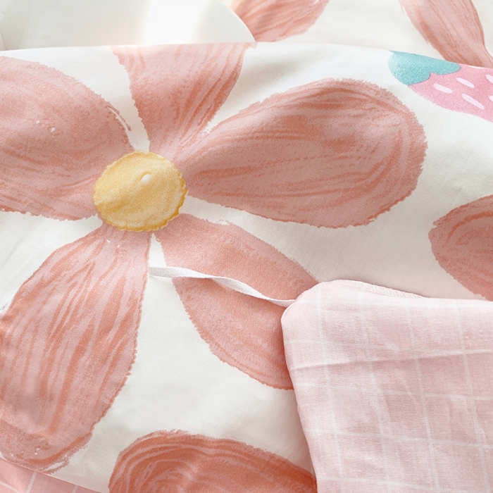 91家纺网 家纺一手货源 找家纺 怡家居 2022春季新款全棉四件套 初遇