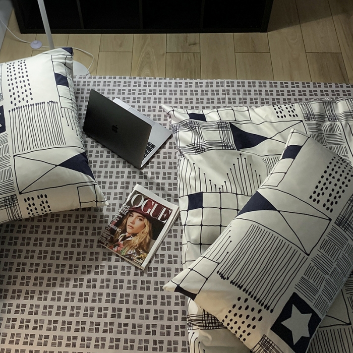 91家纺网 家纺一手货源 找家纺 怡家居 2022春季新款全棉四件套 克里