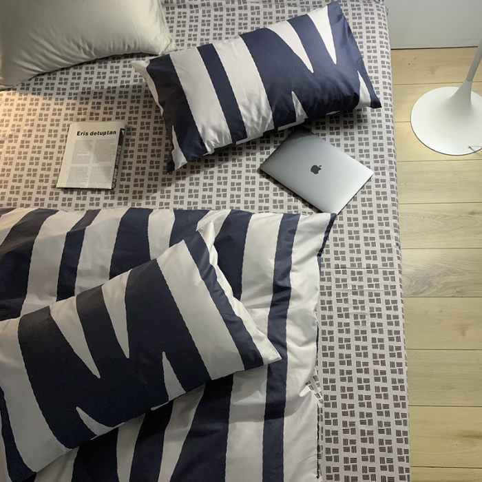 91家纺网 家纺一手货源 找家纺 怡家居 2022春季新款全棉四件套 洛可可