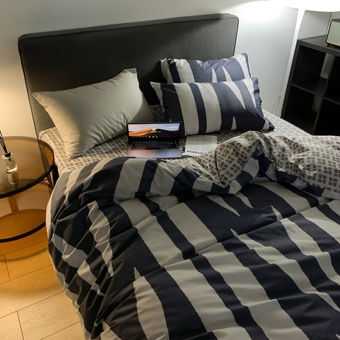 91家纺网 家纺一手货源 找家纺 怡家居 2022春季新款全棉四件套 洛可可