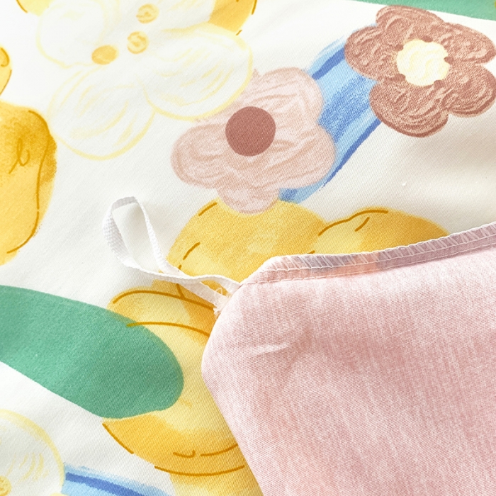 91家纺网 家纺一手货源 找家纺 怡家居 2022春季新款全棉四件套 幸运花