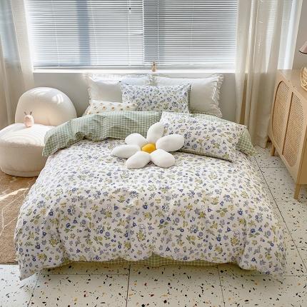 91家纺网 家纺一手货源 找家纺 怡家居 2022春季新款全棉四件套 静待