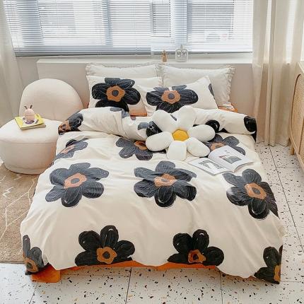 91家纺网 家纺一手货源 找家纺 怡家居 2022春季新款全棉四件套 着迷