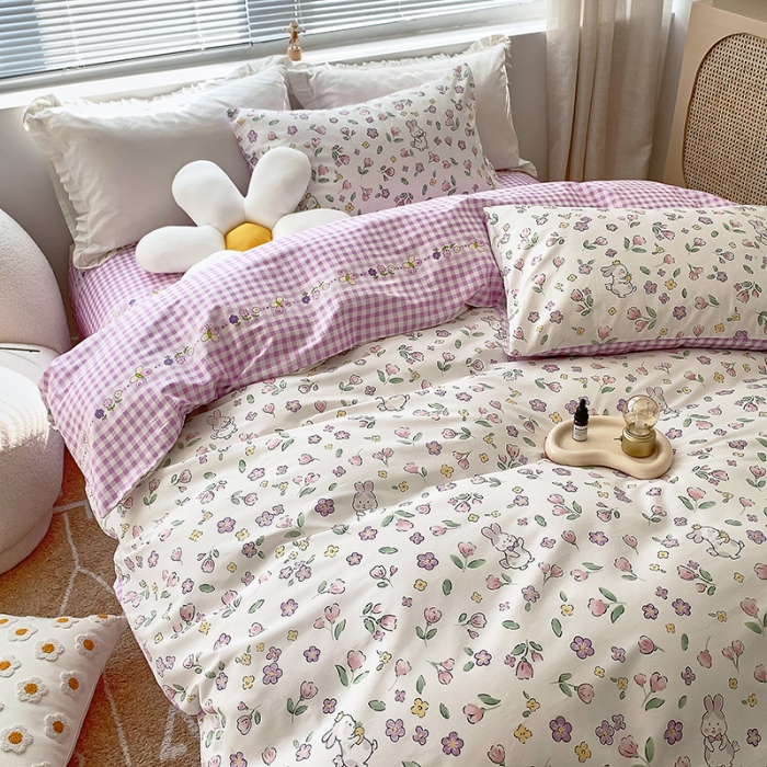 91家纺网 家纺一手货源 找家纺 （总）怡家居 2022春季新款全棉四件套