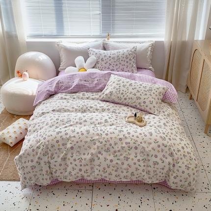 怡家居 2022春季新款全棉四件套 安迪