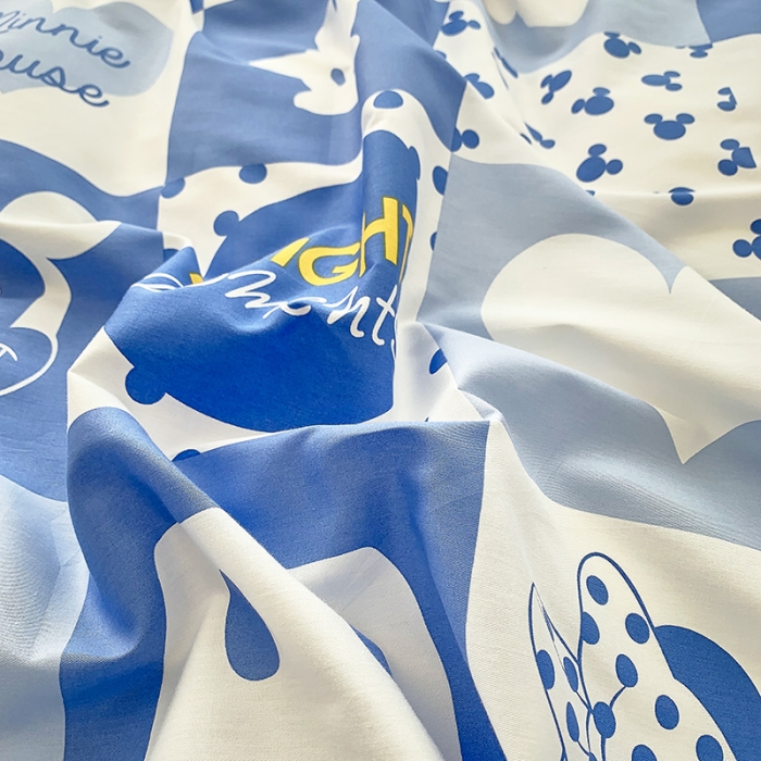 91家纺网 家纺一手货源 找家纺 怡家居 2022春季新款全棉四件套 可爱米奇