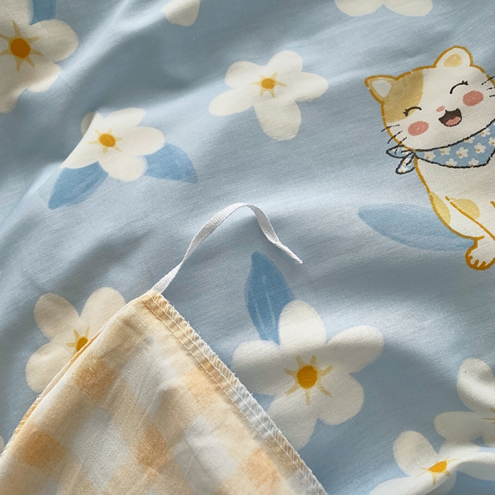 91家纺网 家纺一手货源 找家纺 怡家居 2022春季新款全棉四件套 甜心