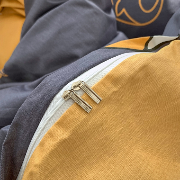 91家纺网 家纺一手货源 找家纺 怡家居 2022春季新款全棉四件套 小海豚