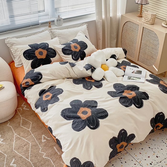 91家纺网 家纺一手货源 找家纺 怡家居 2022春季新款全棉四件套 着迷