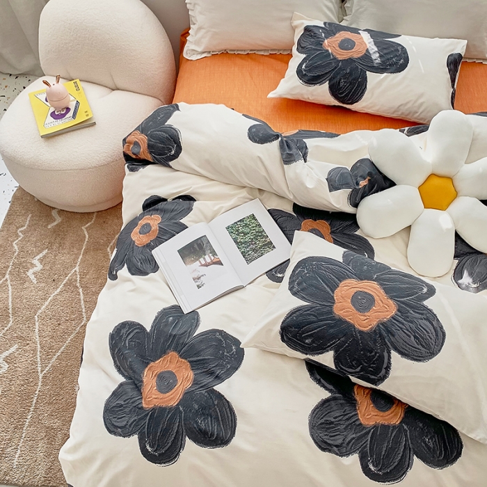 91家纺网 家纺一手货源 找家纺 怡家居 2022春季新款全棉四件套 着迷