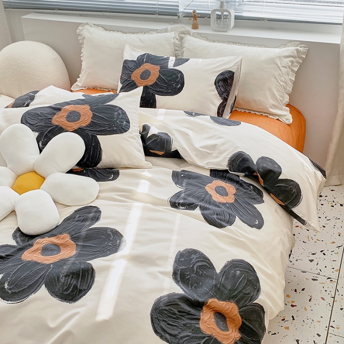 91家纺网 家纺一手货源 找家纺 怡家居 2022春季新款全棉四件套 着迷