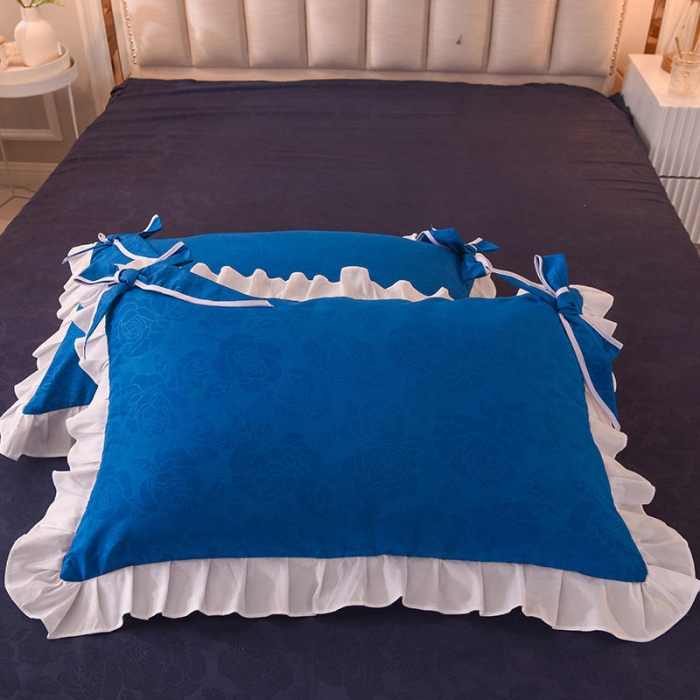 91家纺网 家纺一手货源 找家纺 (总)欧冠 2022新款潮系列爱巢款床裙款刺绣四件套