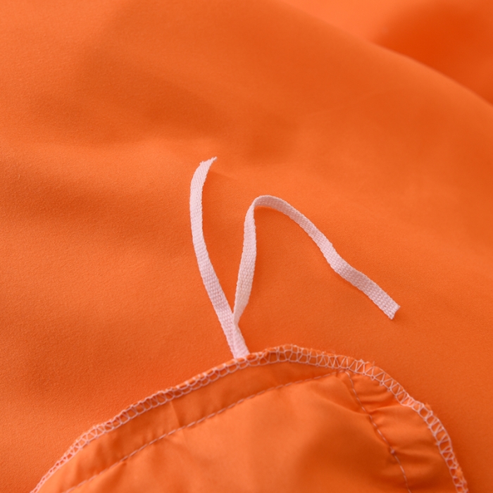 91家纺网 家纺一手货源 找家纺 欧冠 2022新款潮系列爱巢款床裙款刺绣四件套 蜜橙