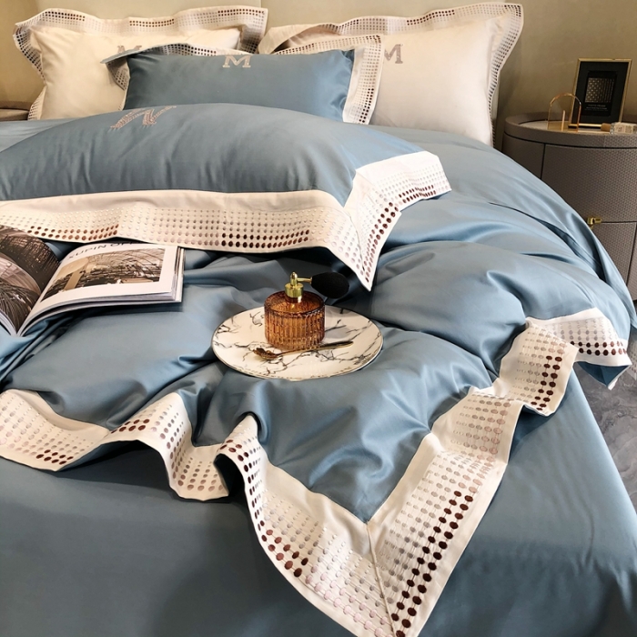 91家纺网 家纺一手货源 找家纺 （总）馨蕊 2022春夏新品100支双股长绒棉高定系列-安迪