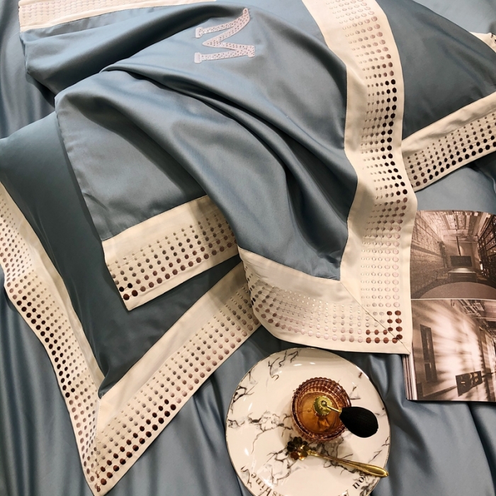 91家纺网 家纺一手货源 找家纺 （总）馨蕊 2022春夏新品100支双股长绒棉高定系列-安迪