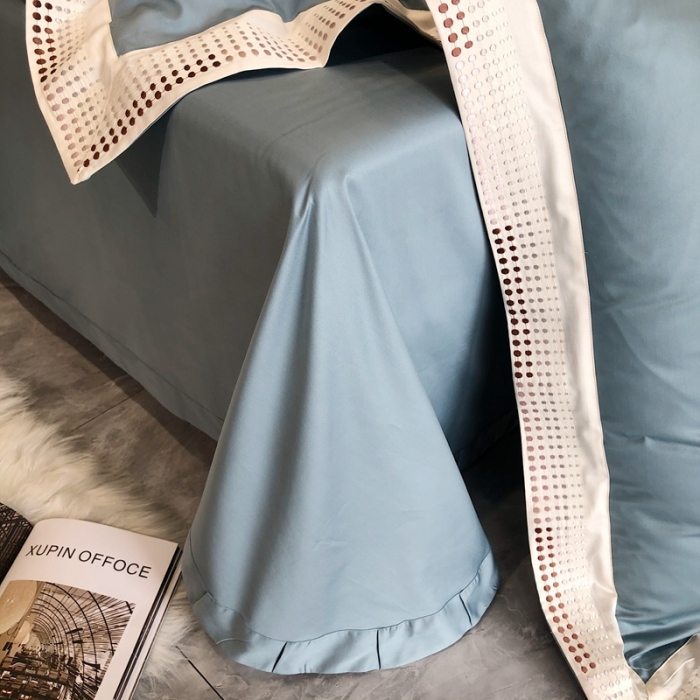 91家纺网 家纺一手货源 找家纺 （总）馨蕊 2022春夏新品100支双股长绒棉高定系列-安迪